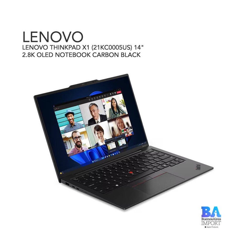 LENOVO THINKPAD X1 (21KC0005US) 14" 2.8K OLED NOTEBOOK CARBON BLACK