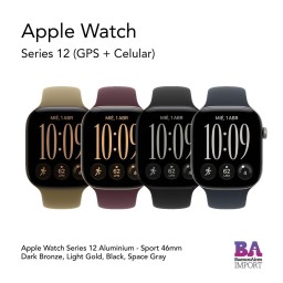 Apple Watch Series 12 Aluminium - Sport 46mm + CELL
