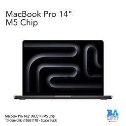 Macbook Pro 14,2" (MDE14) M5 10-Core Chip /16GB /1TB - Space Black