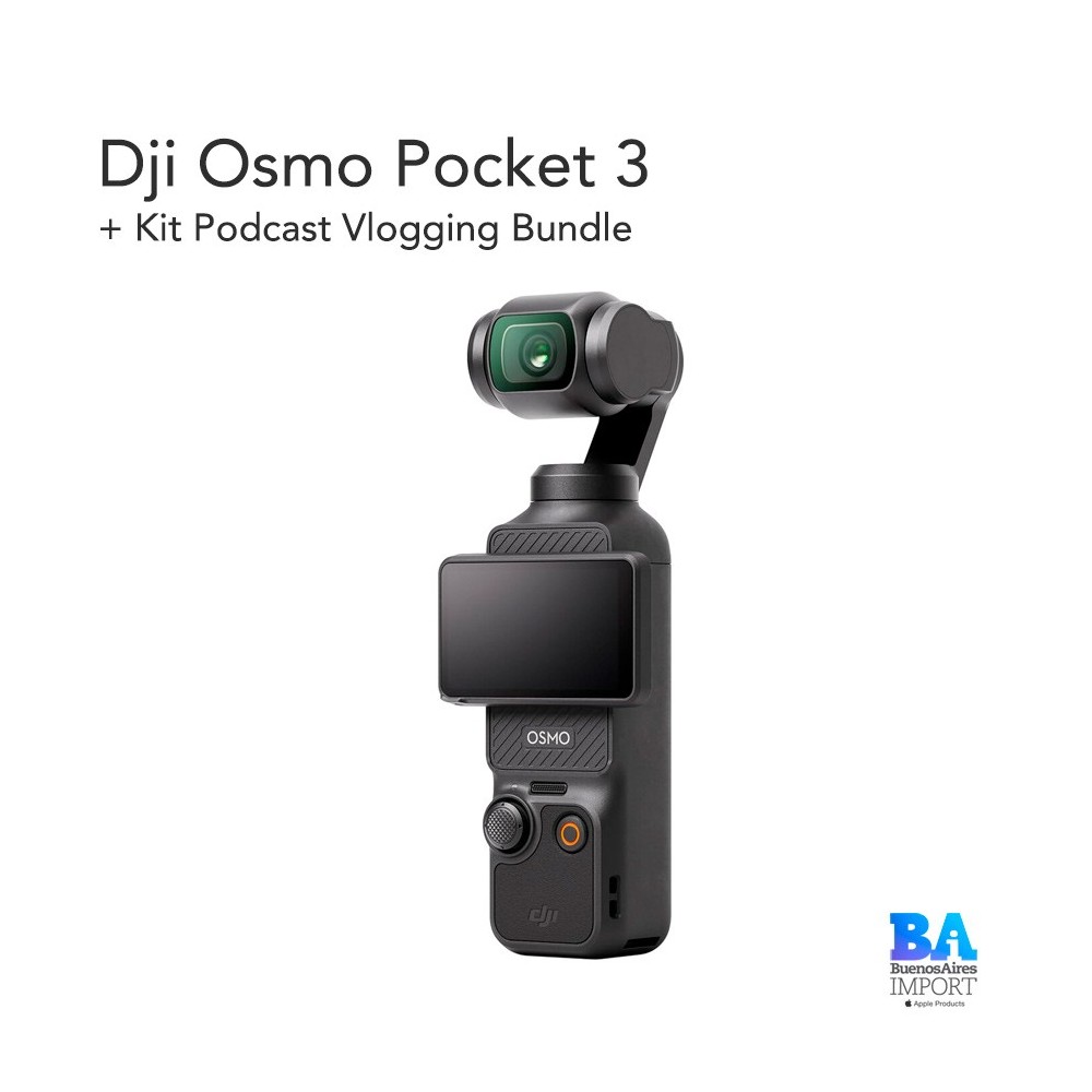 Dji Osmo Pocket 3 + Kit Podcast Vlogging Bundle