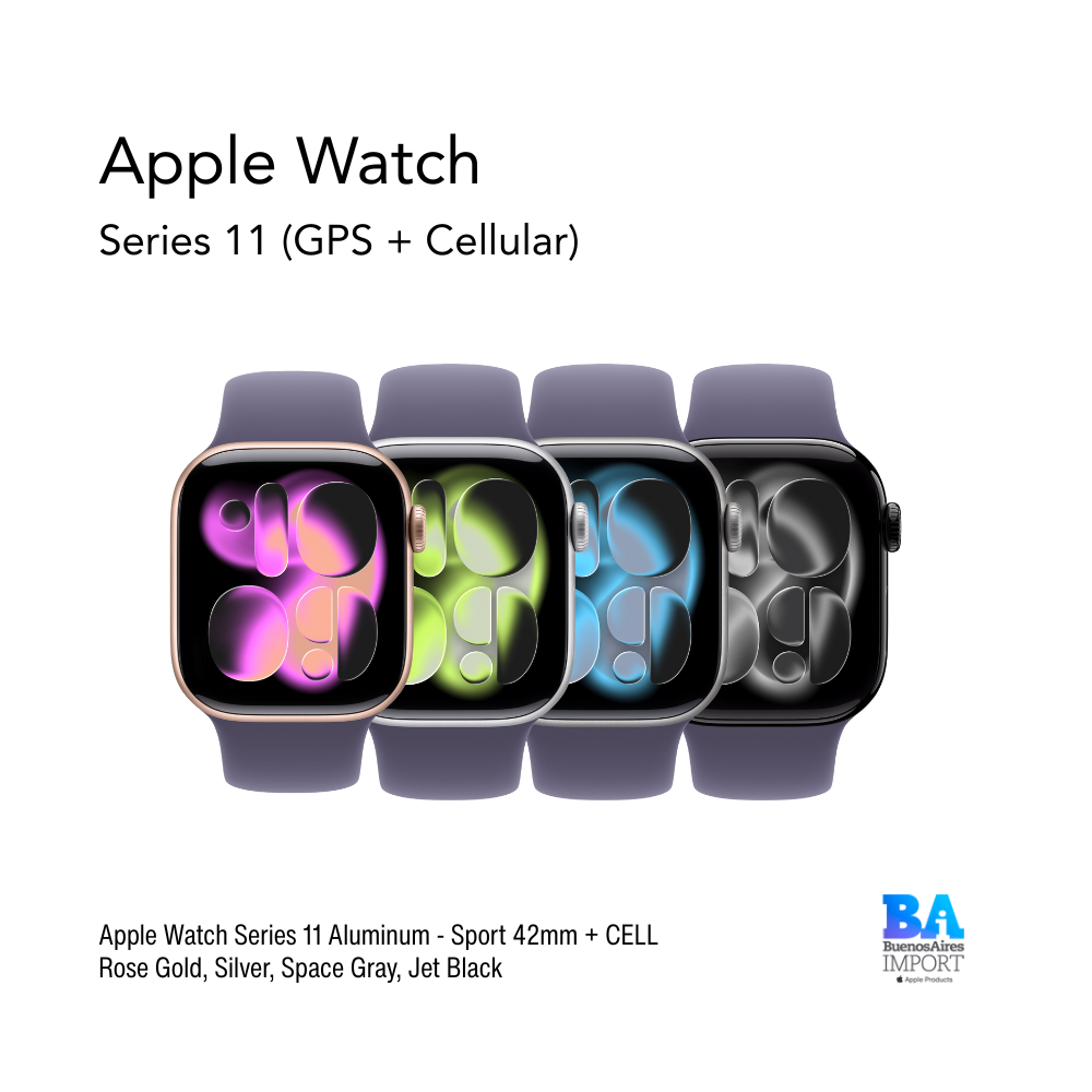 Apple Watch Series 11 Aluminum - Sport 42mm + CELL