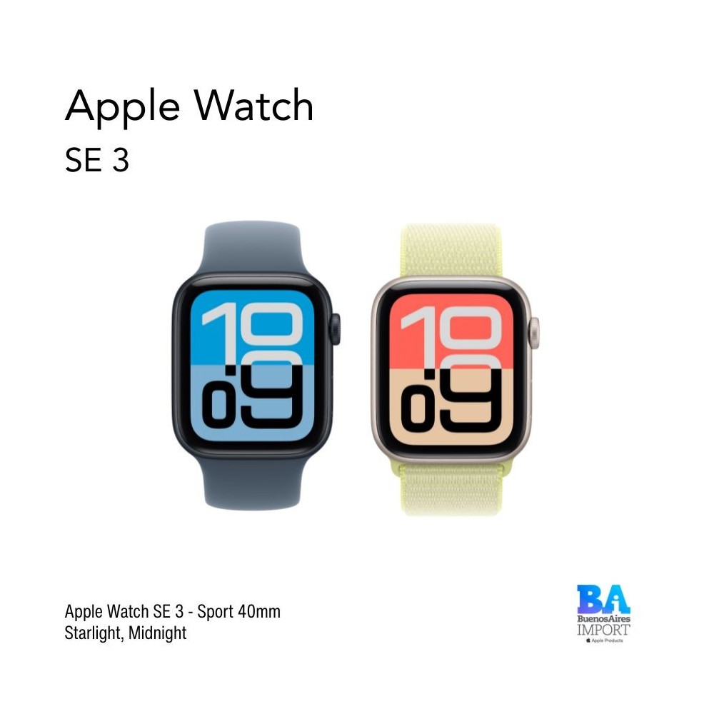 Apple Watch SE 3 - Sport 40mm