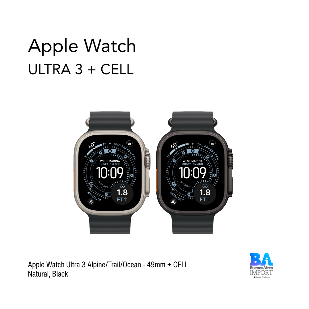 Apple Watch Ultra 3 Alpine/Trail/Ocean - 49mm + CELL