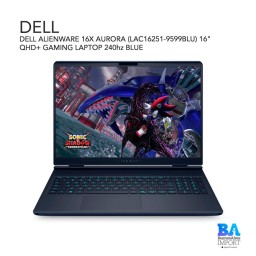 DELL ALIENWARE 16X AURORA (LAC16251-9599BLU) 16" QHD+ GAMING LAPTOP 240hz BLUE