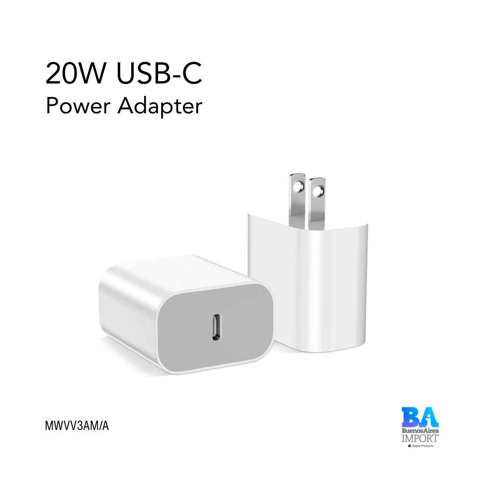 20W USB-C Power Adapter - MWVV3AM/A