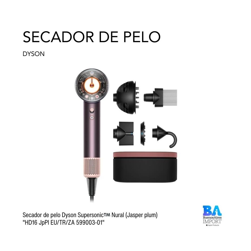 Secador de pelo Dyson Supersonic™️ Nural (Jasper plum) HD16 JpPl EU/TR/ZA 599003-01