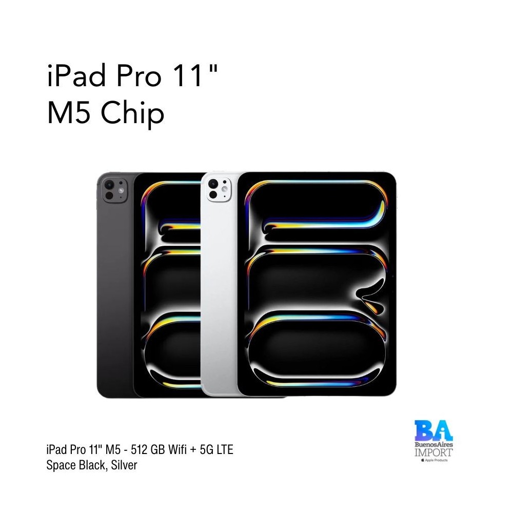 iPad Pro 11" M5 - 512 GB Wifi + 5G
