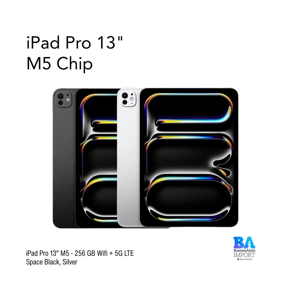 iPad Pro 13" M5 - 256 GB Wifi + 5G LTE
