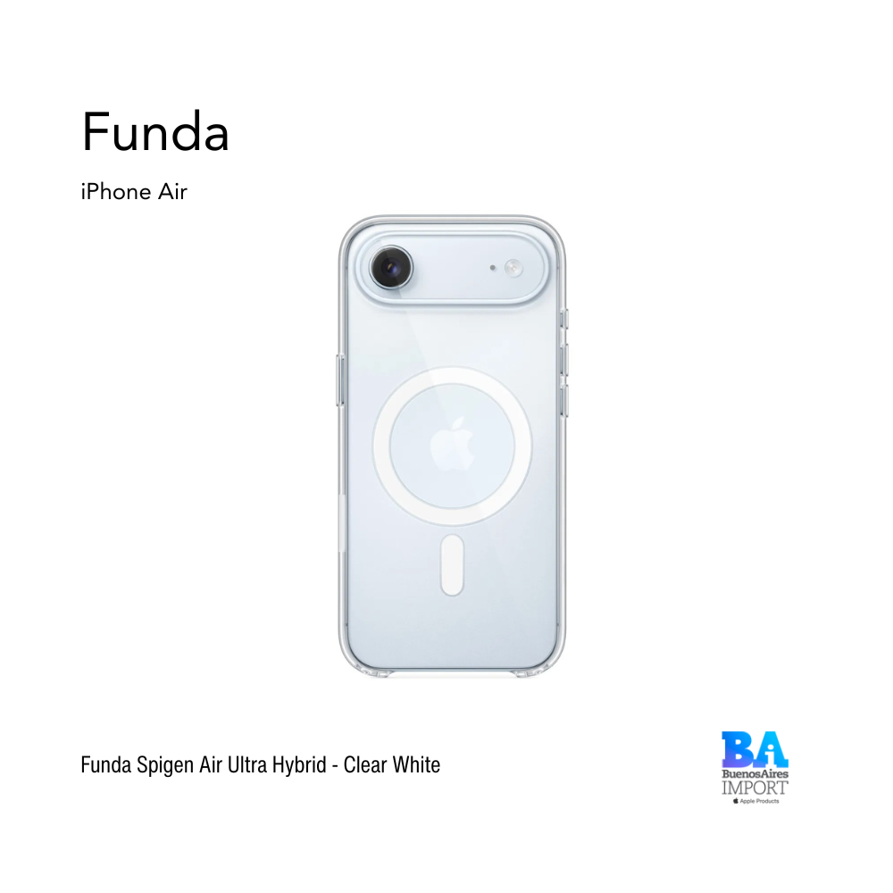 Funda Spigen Air Ultra Hybrid - Clear White