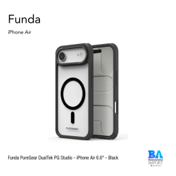 Funda PureGear DualTek PG Studio – iPhone Air 6.6" – Black