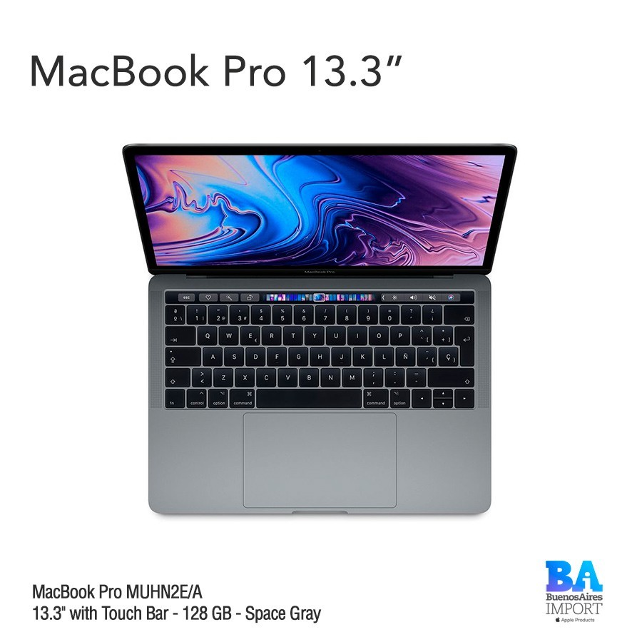 MacBook Pro [MUHN2E/A] 13,3" with Touch Bar 128GB Space Gray