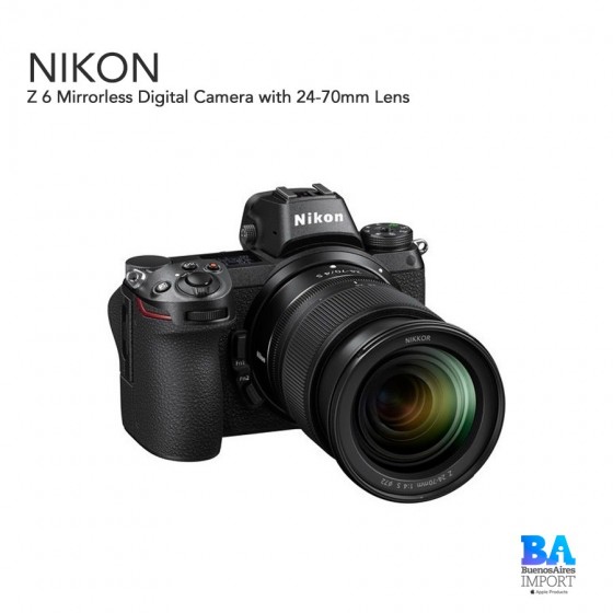 Nikon Z 6 Mirrorless Digital Camera with 2470mm Lens Buenos Aires Import