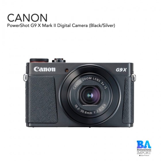 Canon PowerShot G9 X Mark II Digital Camera (Black/Silver)