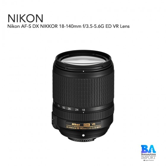 Nikon AF-S DX NIKKOR 18-140mm f/3.5-5.6G ED VR Lens