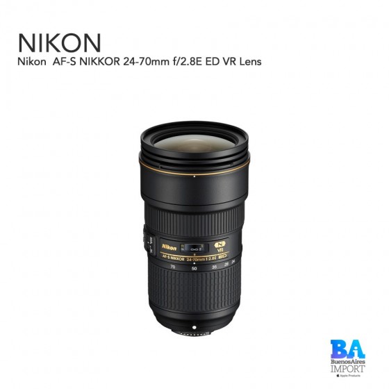 Nikon  AF-S NIKKOR 24-70mm f/2.8E ED VR Lens