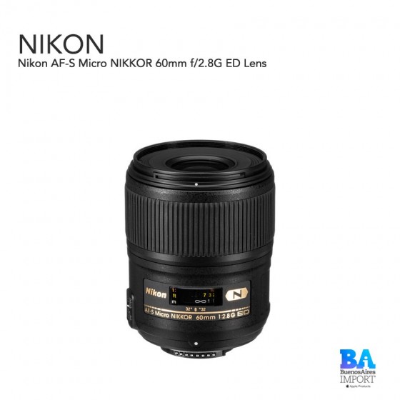 Nikon AF-S Micro NIKKOR 60mm f/2.8G ED Lens