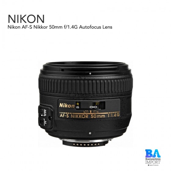 Nikon AF-S Nikkor 50mm f/1.4G Autofocus Lens