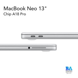 MacBook Neo 13" (MHFA4) A18 Pro 6-Core Chip 5-Core GPU /8GB /256GB SSD /Silver