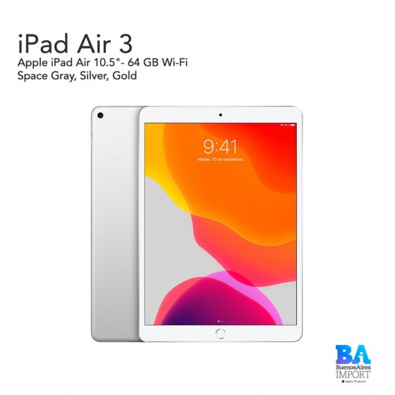Apple iPad Air 3 10.5"- 64 GB Wi-Fi
