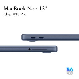 MacBook Neo 13" (MHFG4) A18 Pro 6-Core Chip 5-Core GPU /8GB /512GB SSD /Indigo