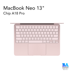 MacBook Neo 13" (MHFJ4) A18 Pro 6-Core Chip 5-Core GPU /8GB /512GB SSD /Blush