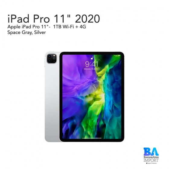 iPad Pro 11'- 1TB WiFi + 4G 2020