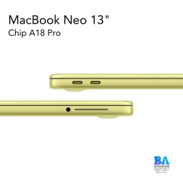 MacBook Neo 13" (MHFE4) A18 Pro 6-Core Chip 5-Core GPU /8GB /512GB SSD /Citrus