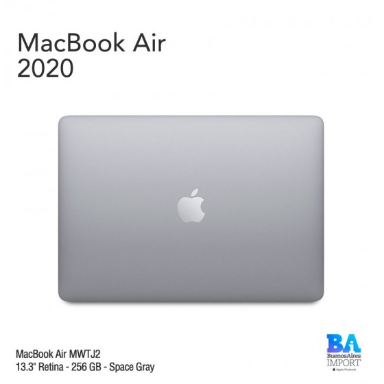 MacBook Air 13.3" Retina [MWTJ2] i3 1.1 GHz 256 GB - Space Gray - 2020