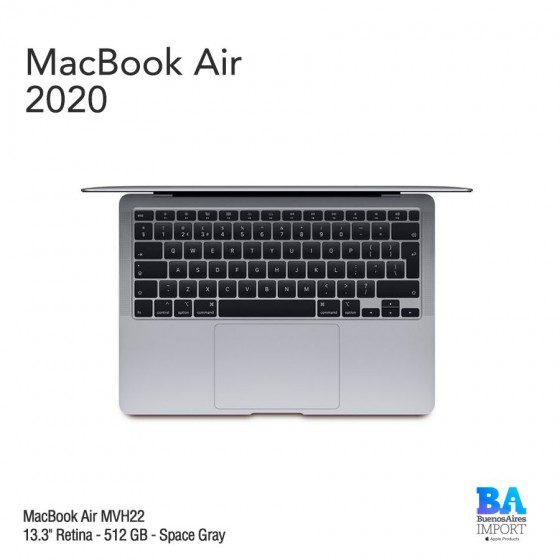 MacBook Air 13.3" Retina [MVH22] i5 1.1 GHz 512 GB - Space Gray - 2020