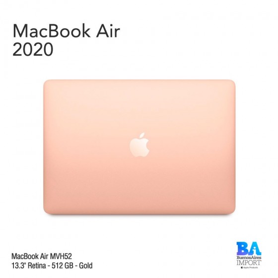 MacBook Air 13.3" Retina [MVH52] i5 1.1 GHz 512 GB - Gold - 2020