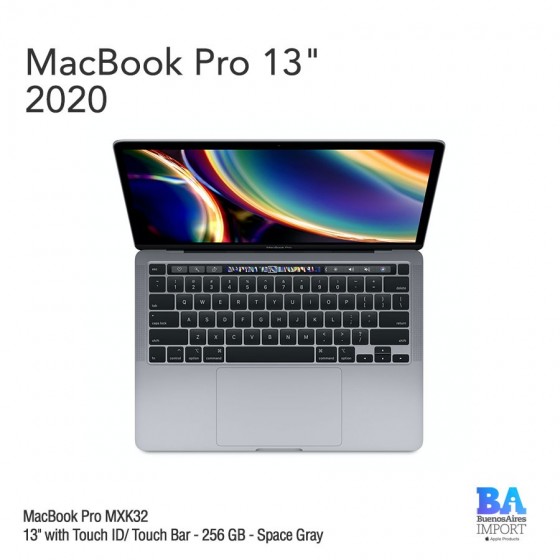 MacBook Pro 13" [MXK32] i5 1.4 GHz Touch ID/Bar 256 GB - Space Gray