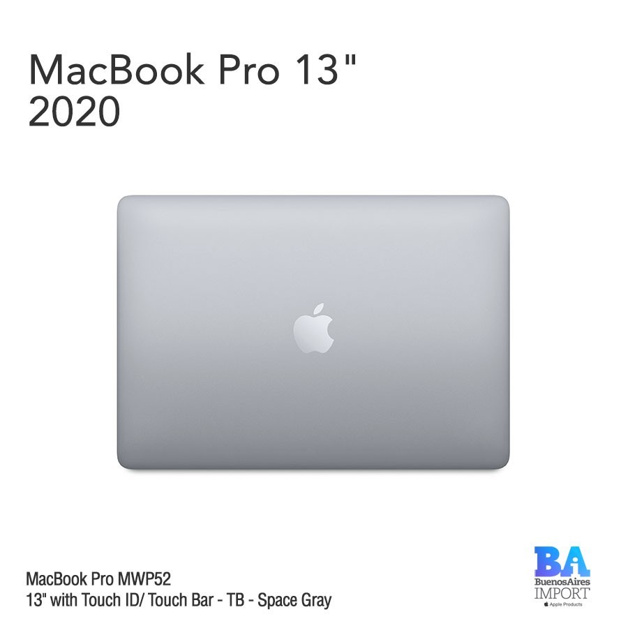 MacBook Pro 13" [MWP52] i5 2.0 GHz Touch ID/Bar 1 TB GB - Space Gray