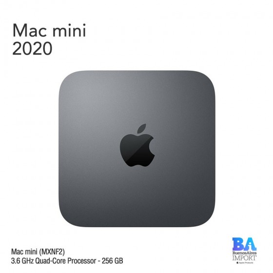 Mac Mini [MXNF2] i3 3.6GHz Quad-Core Processor - 256 GB