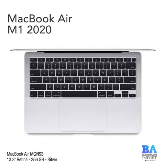 MacBook Air 13.3" Retina [MGN93] M1 Chip 256 GB - Silver