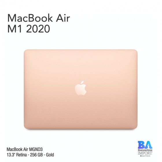 MacBook Air 13.3" Retina [MGND3] M1 Chip 256 GB - Gold - Buenos