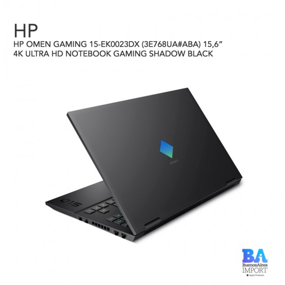 HP OMEN GAMING 15-EK0023DX (3E768UAABA) 15,6” 4K ULTRA HD GAMING SHADOW BLACK