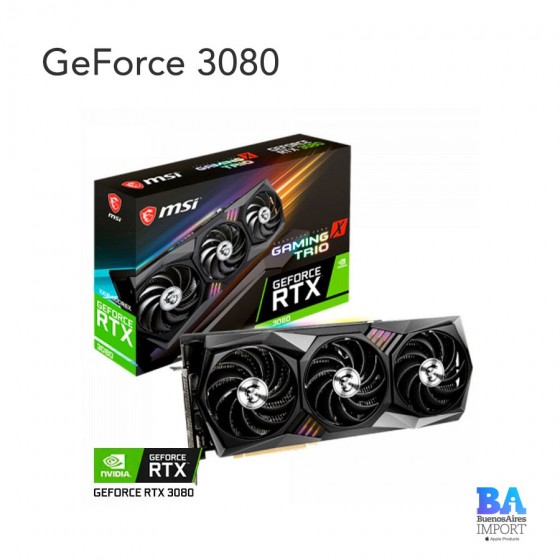 MSI NVIDIA GeForce RTX 3080 Gaming X Trio 10Gb GDDR6X