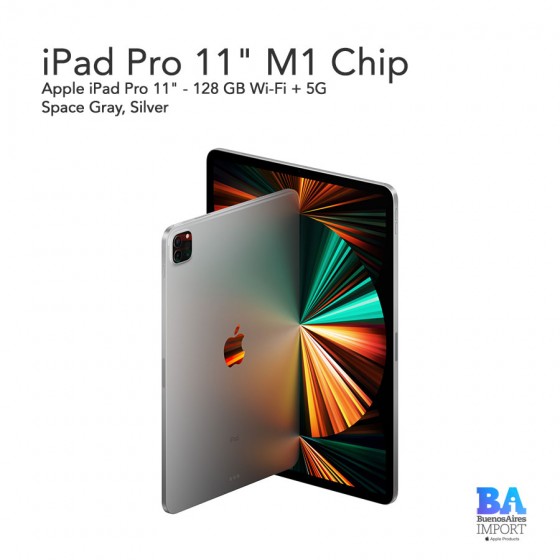 iPad Pro 11" M1 Chip - 128 GB WiFi + 5G