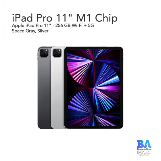 iPad Pro 11" M1 Chip - 256 GB WiFi + 5G