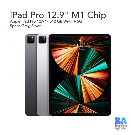 iPad Pro 12.9" M1 Chip - 512 GB WiFi + 5G