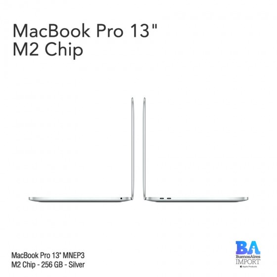 Macbook Pro 13" [MNEP3] M2 - 256 GB - Silver