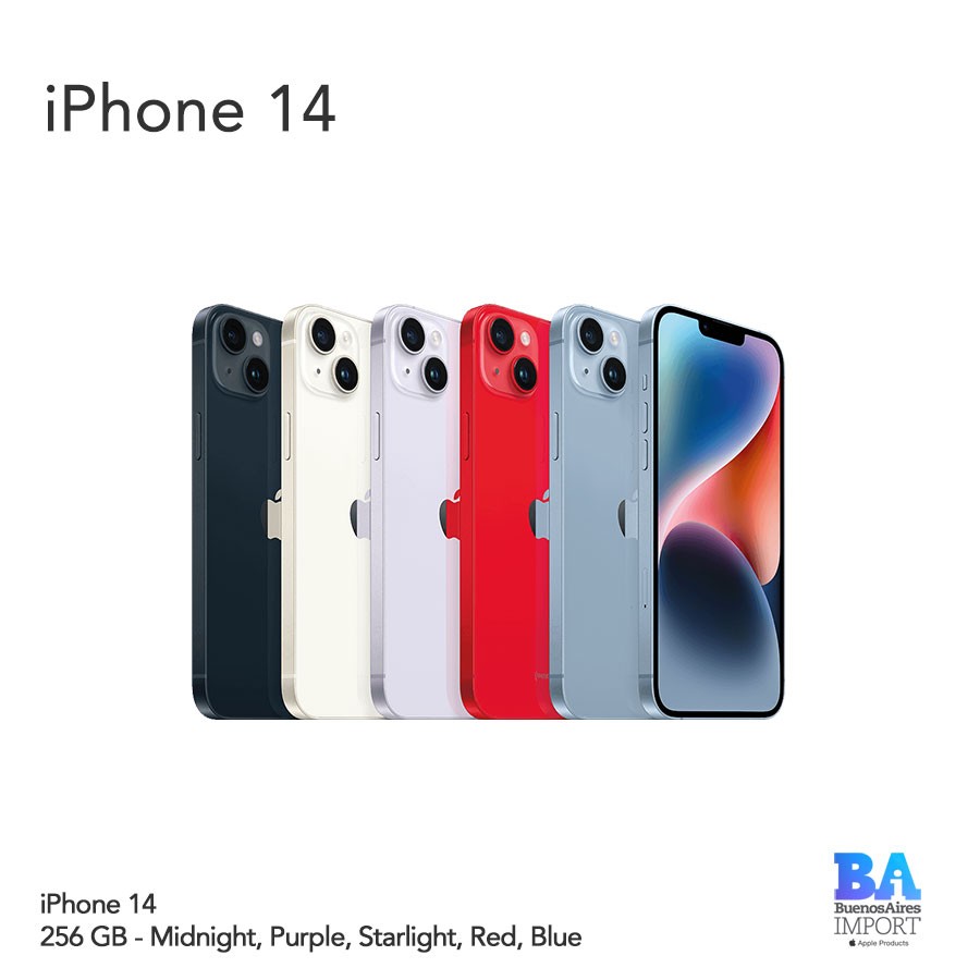 iPhone 14 - 256 GB - Buenos Aires Import