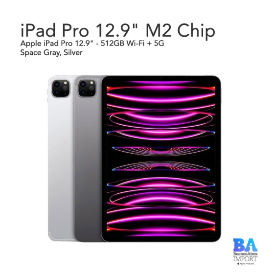 iPad Pro 12.9" M2 Chip - 512 GB WiFi + 5G