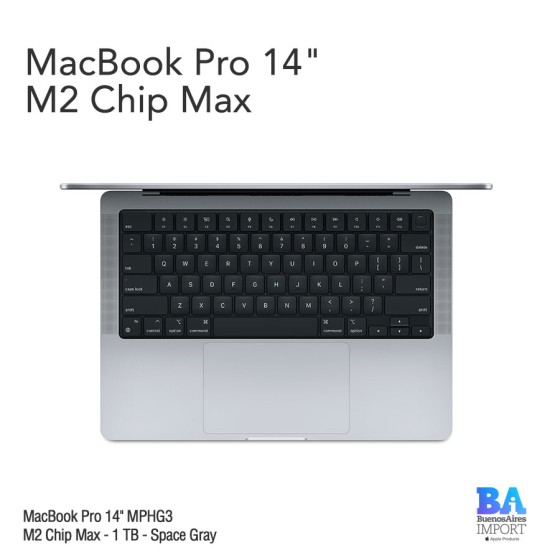 Macbook Pro 14" [MPHG3] M2 Max - 1 TB - Space Gray