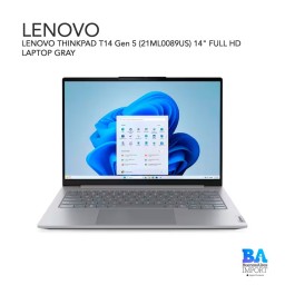LENOVO THINKPAD T14 Gen 5 (21ML0089US) 14" FULL HD LAPTOP GRAY