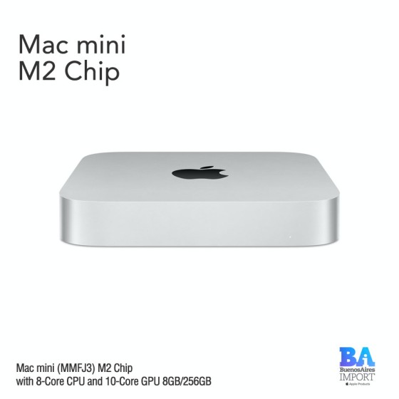 Mac mini [MMFJ3] M2 Chip - 256 GB - Buenos Aires Import