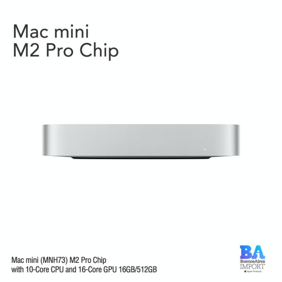 Mac mini [MNH73] M2 Pro Chip - 512 GB