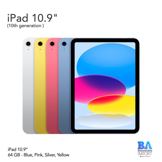 iPad 10.9"  (10th generation) - 64 GB Wi‑Fi