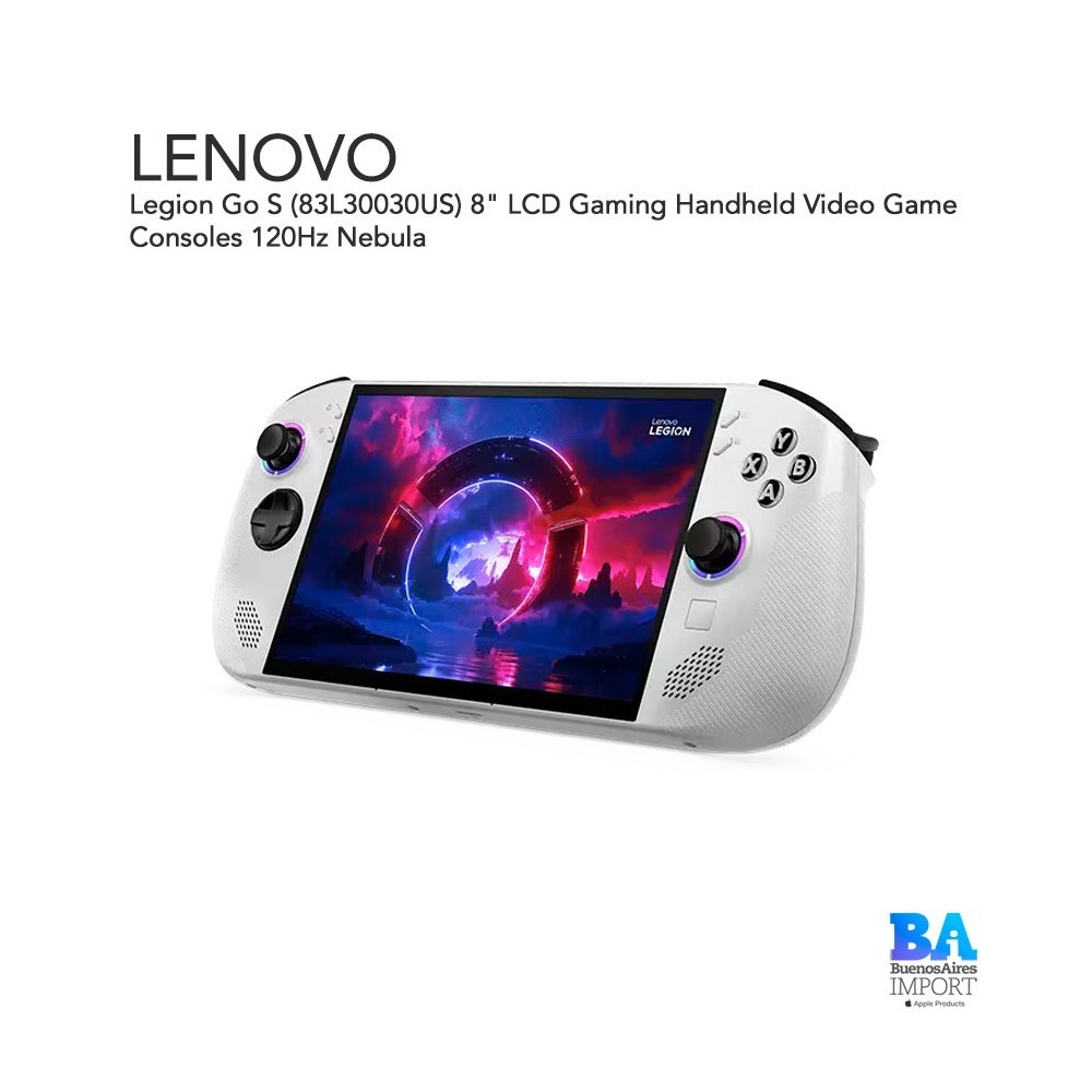 Legion Go S  (83L30030US) 8" LCD Gaming Handheld Video Game Consoles 120Hz Nebula