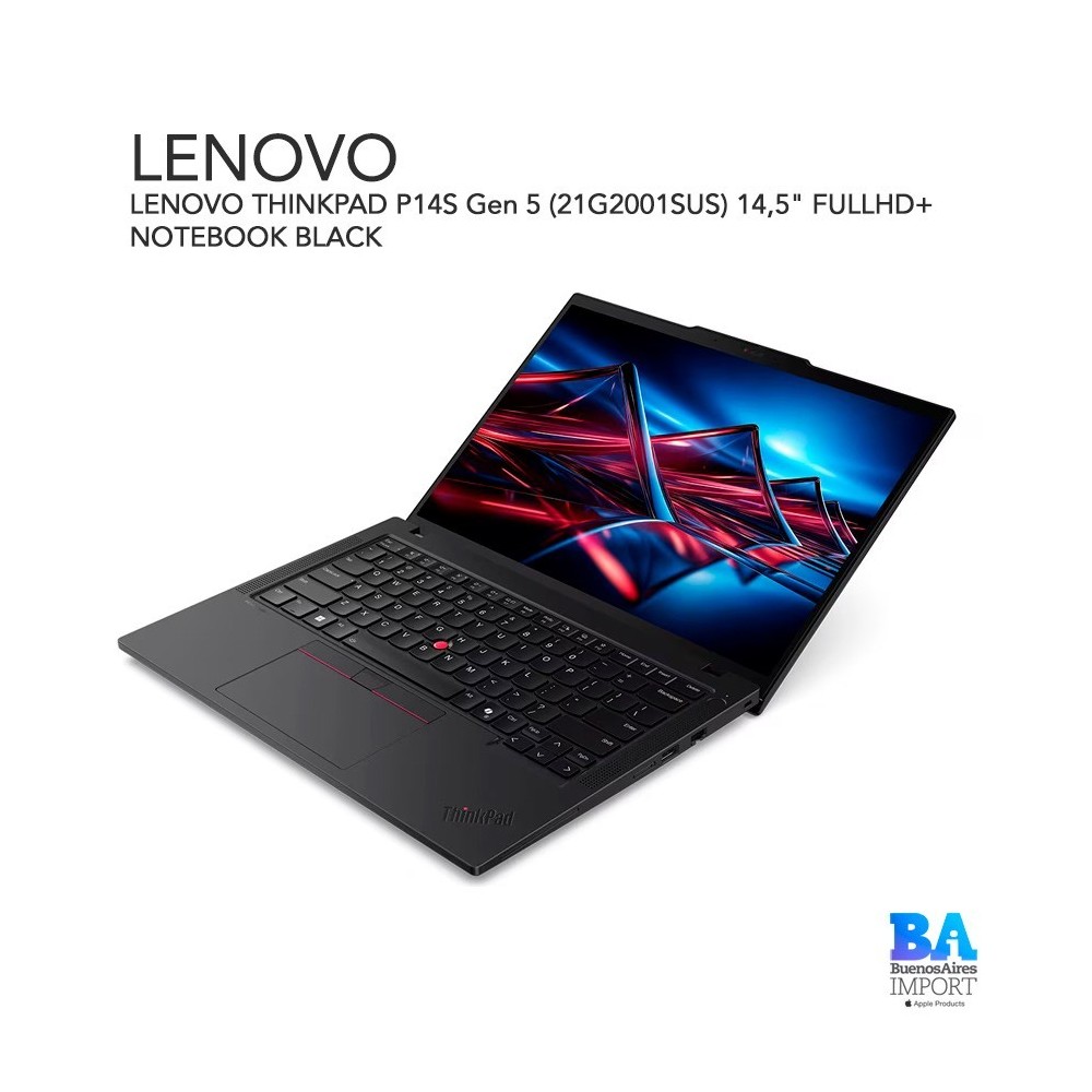 LENOVO THINKPAD P14S Gen 5 (21G2001SUS) 14,5" FULLHD+ NOTEBOOK BLACK